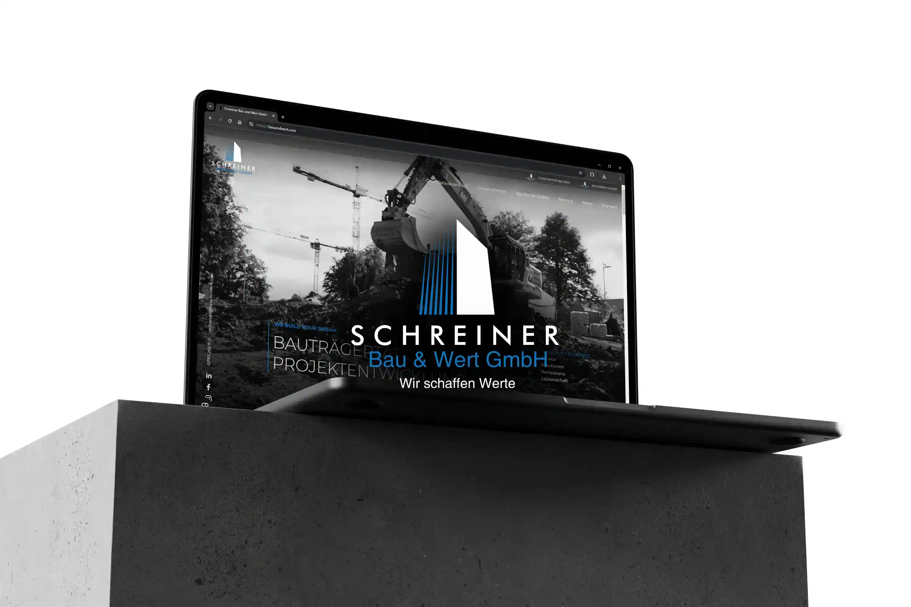 Schreiner Bau und Wert Webdesign